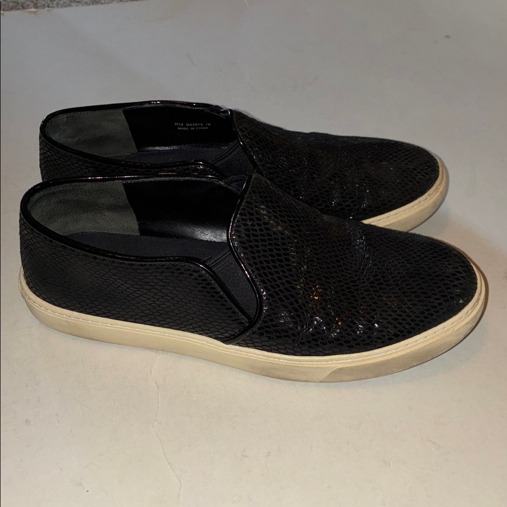 Cole Haan Black Snakeskin Print Sneakers 7